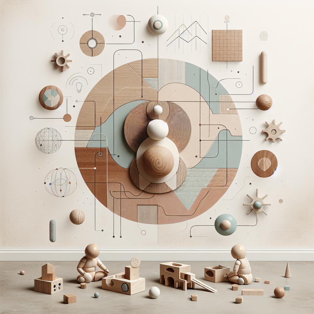 5 beneficios clave del método Montessori con madera para niños
