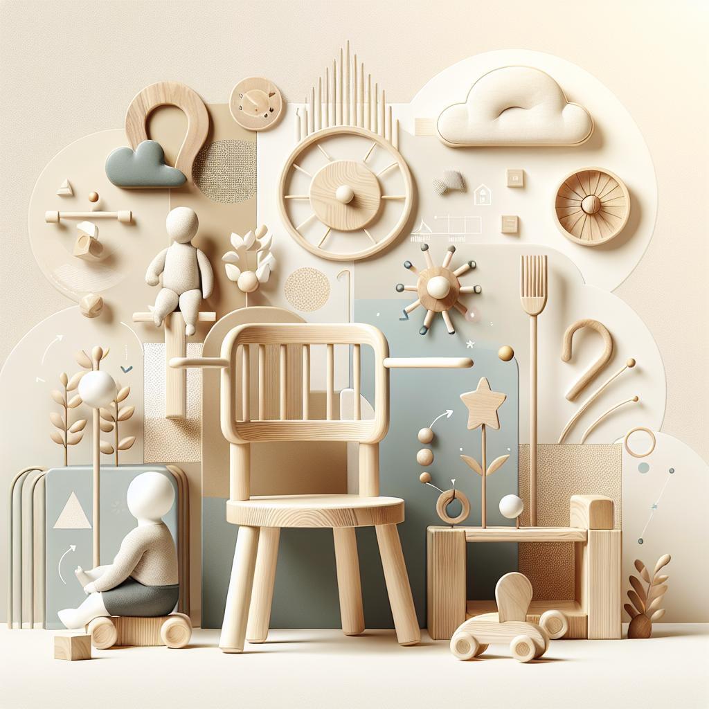 5 beneficios clave de la silla montessori madera para niños