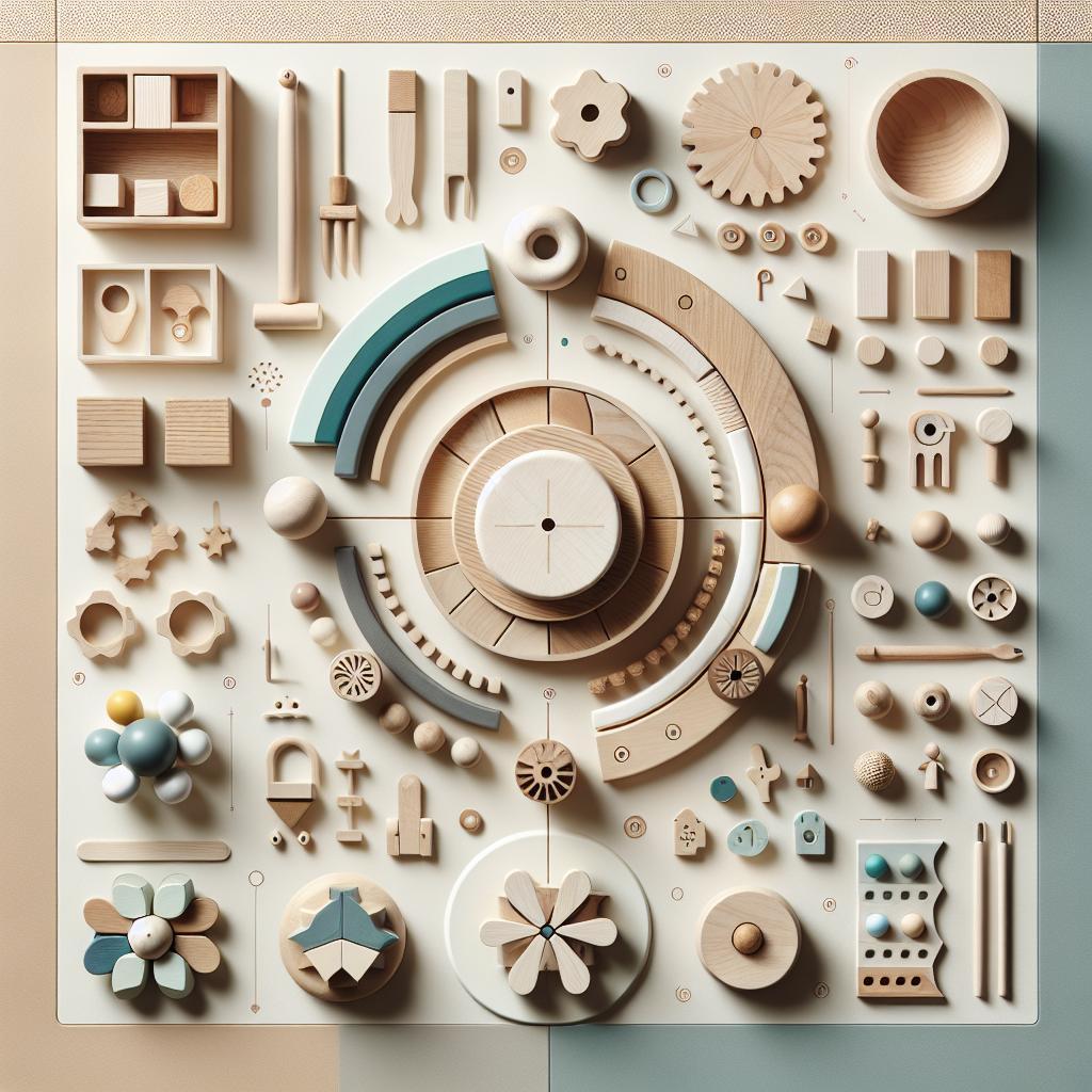 10 beneficios clave de los juguetes montessori de madera para niños