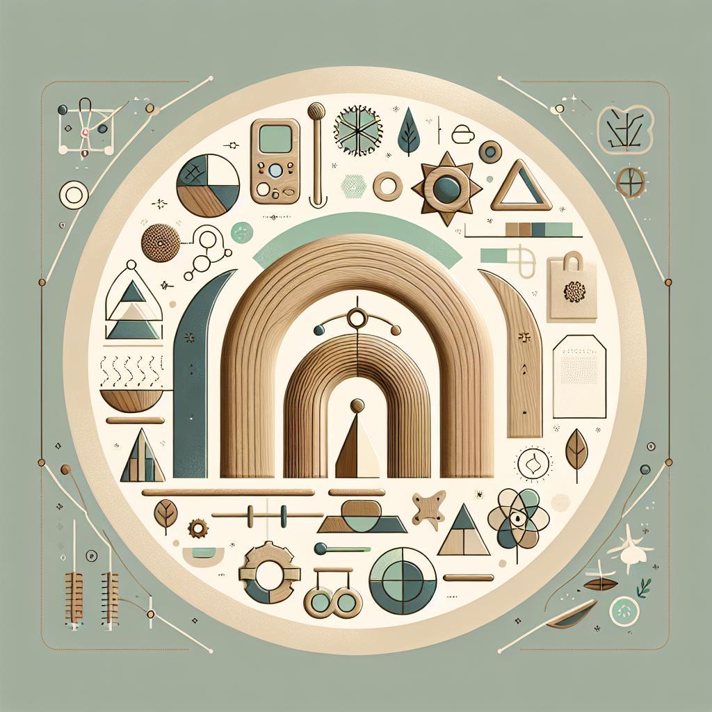 Montessori arco de madera: 7 beneficios clave para el desarrollo infantil