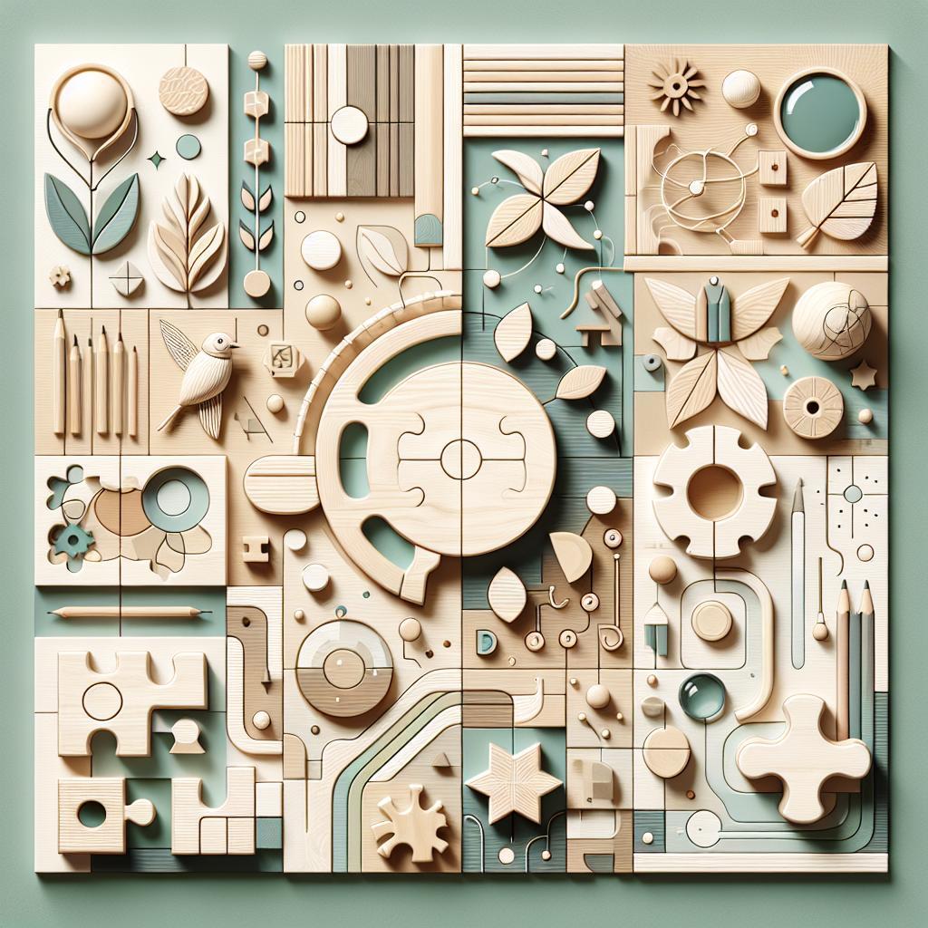 7 beneficios del rompecabezas Montessori de madera para niños