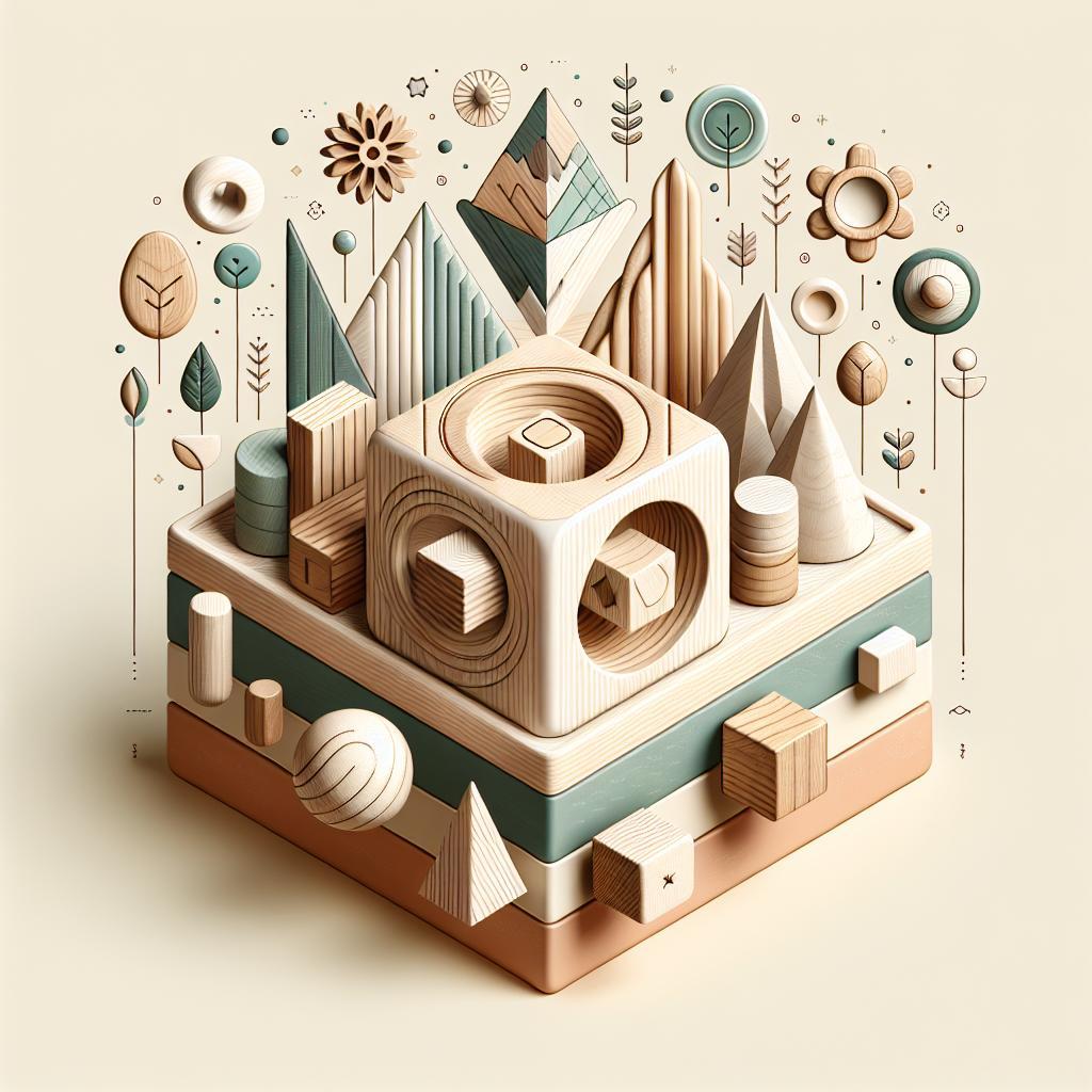 5 beneficios del cubo montessori de madera para el desarrollo infantil