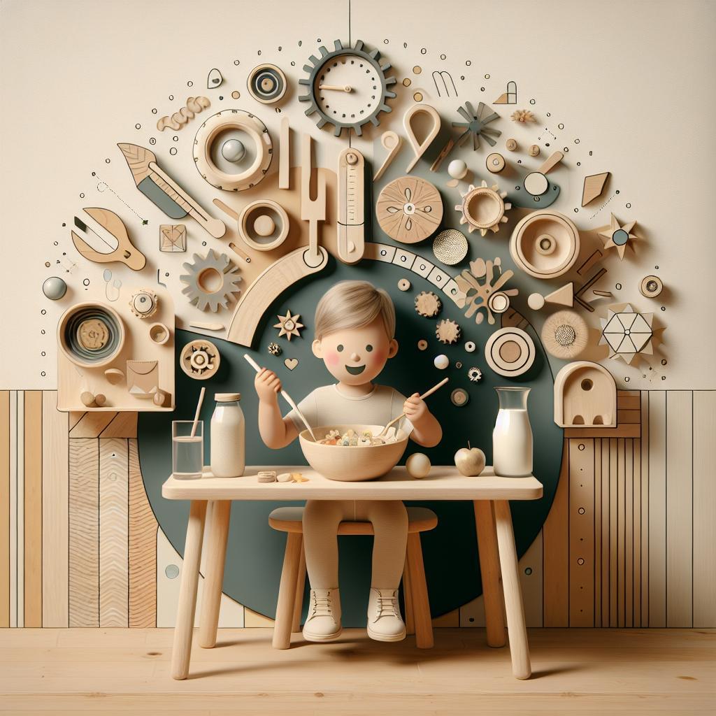 5 claves Montessori para que tu hijo coma solo y feliz