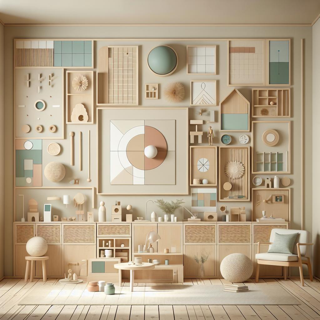 5 ideas para crear un rincón de arte Montessori en casa fácil y práctico