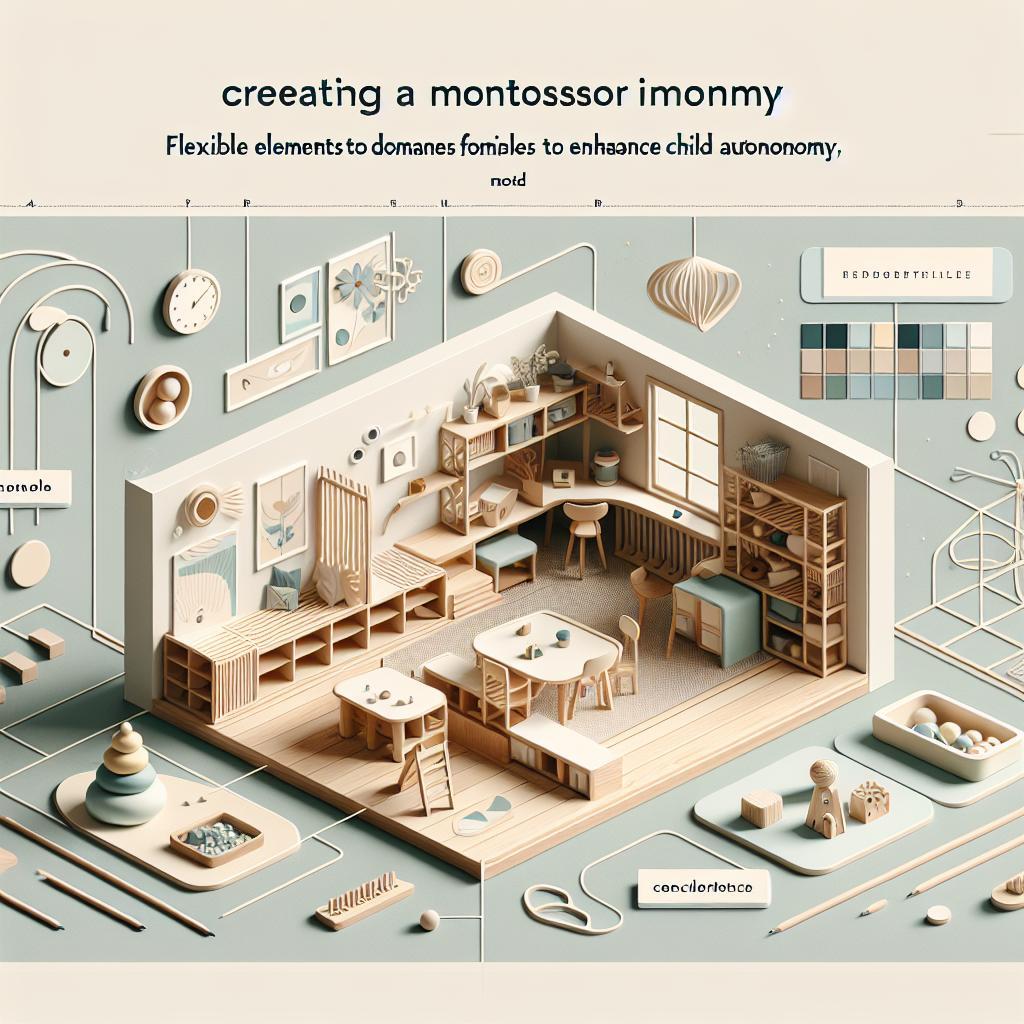 Cómo crear una habitación montessori que potencie la autonomía infantil